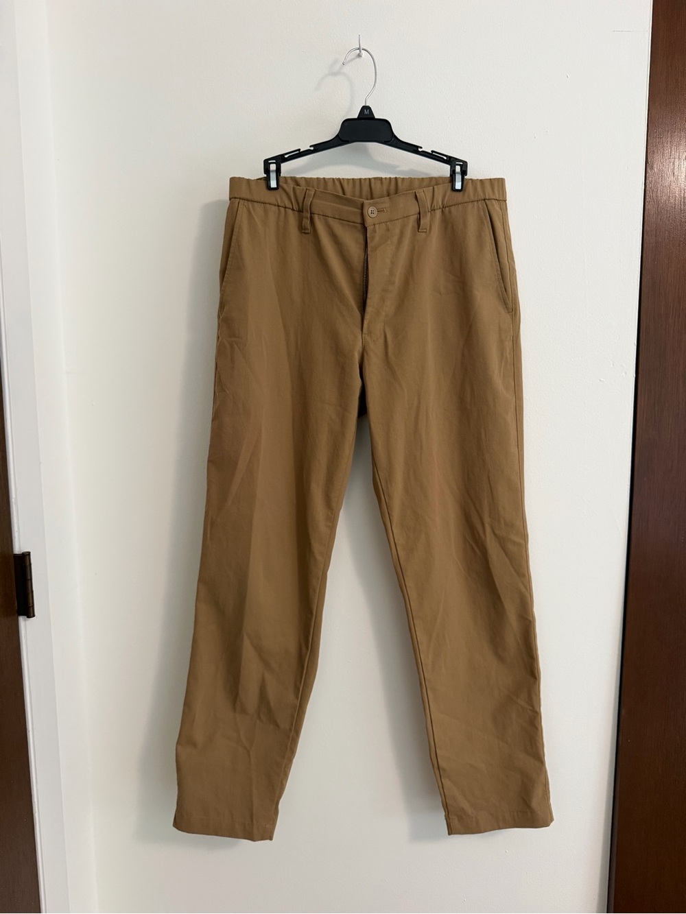 Muji Men's Straight Chino Pants in Tan